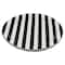 9" Black & White Stripes Dinner Plates, 10ct. by Celebrate It™
